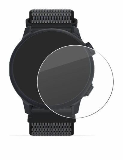 Image de l'appareil Coros Pace 2 avec une grande variété de protections d'écran.