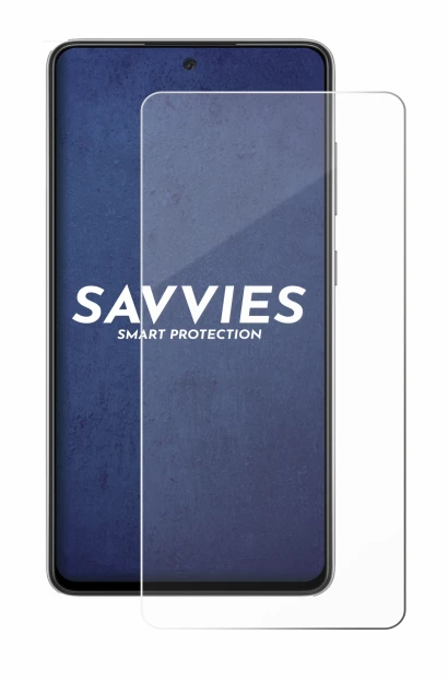 Image de l'appareil Samsung Galaxy A52s 5G avec une grande variété de protections d'écran.