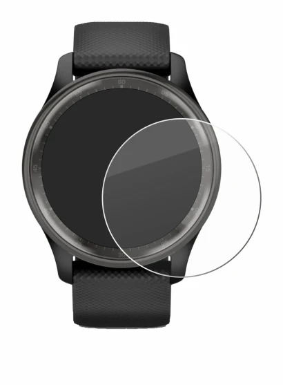 Image de l'appareil Garmin Vivomove Trend avec une grande variété de protections d'écran.