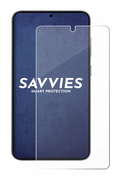 Image de l'appareil Samsung Galaxy S24 Plus avec une grande variété de protections d'écran.