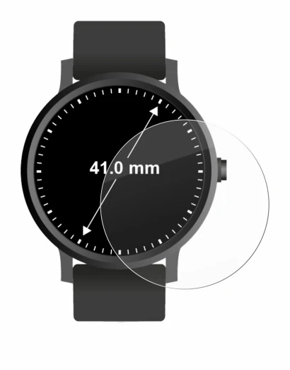 Image de l'appareil Montres (Circulaire, ø: 41 mm) avec une grande variété de protections d'écran.