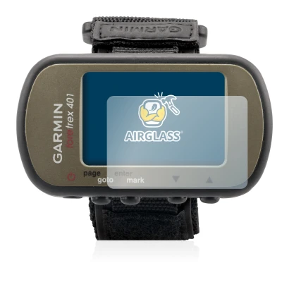 Image de l'appareil Garmin Foretrex 401 avec une grande variété de protections d'écran.