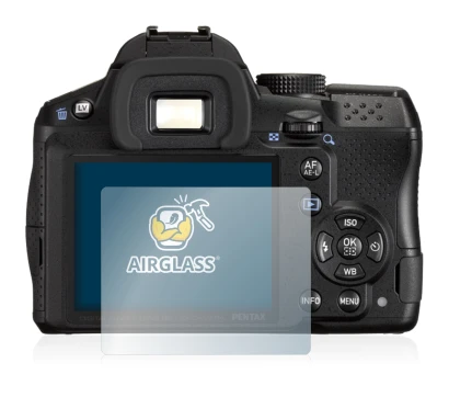 Image de l'appareil Pentax K-30 avec une grande variété de protections d'écran.