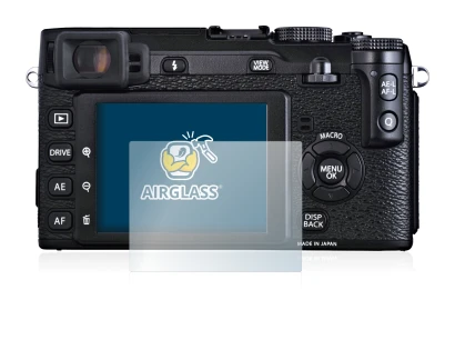 Image de l'appareil Fujifilm X-E1 avec une grande variété de protections d'écran.