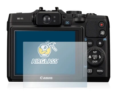 Image de l'appareil Canon PowerShot G16 avec une grande variété de protections d'écran.