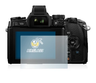 Image de l'appareil Olympus OM-D E-M1 avec une grande variété de protections d'écran.