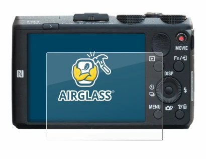 Image de l'appareil Sony Cyber-Shot DSC-HX60 avec une grande variété de protections d'écran.