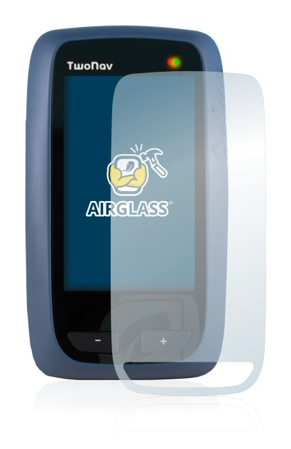 Image de l'appareil CompeGPS TwoNav Anima avec une grande variété de protections d'écran.
