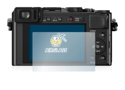 Image de l'appareil Panasonic Lumix DMC-LX100 avec une grande variété de protections d'écran.