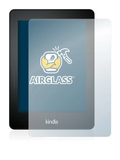 Image de l'appareil Amazon Kindle Voyage avec une grande variété de protections d'écran.
