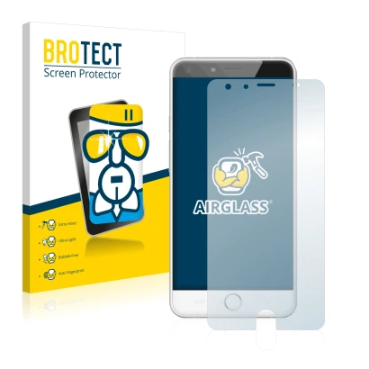 Face avant d’un emballage produit avec le logo de la marque BROTECT. À côté, l’appareil Ulefone Be Touch est représenté avec l