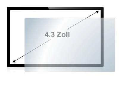 Image de l'appareil avec une grande variété de protections d'écran.