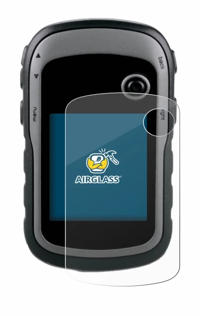 Image de l'appareil Garmin eTrex 30x avec une grande variété de protections d'écran.