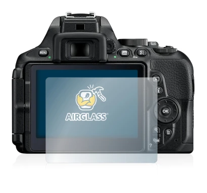 Image de l'appareil Nikon D5600 avec une grande variété de protections d'écran.