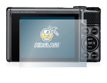 Image de l'appareil Canon PowerShot SX730 HS avec une grande variété de protections d'écran.