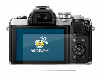 Image de l'appareil Olympus OM-D E-M10 Mark III avec une grande variété de protections d'écran.