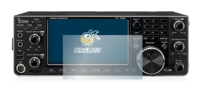 Image de l'appareil Icom IC-7610 avec une grande variété de protections d'écran.