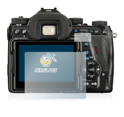 Image de l'appareil Pentax K-1 Mark II avec une grande variété de protections d'écran.