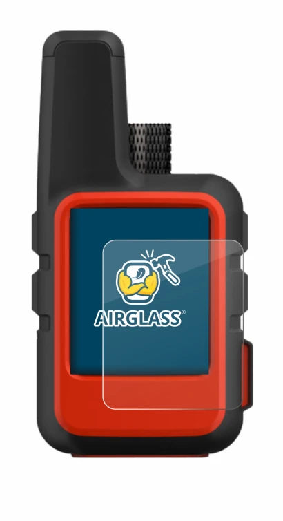Image de l'appareil Garmin inReach Mini avec une grande variété de protections d'écran.