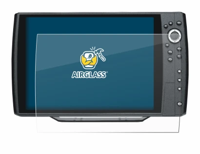 Image de l'appareil Humminbird Helix 12 avec une grande variété de protections d'écran.