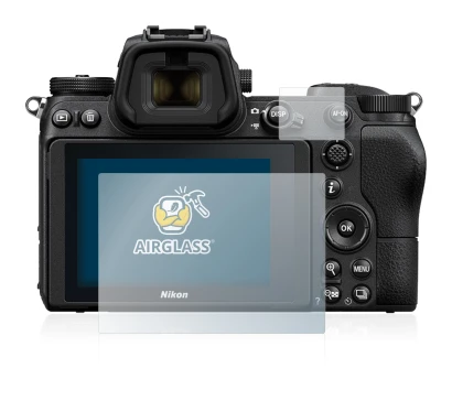 Image de l'appareil Nikon Z 6 avec une grande variété de protections d'écran.