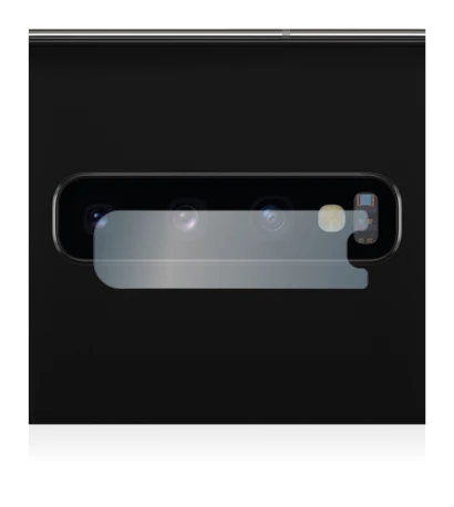 Image de l'appareil Samsung Galaxy S10 (Caméra UNIQUEMENT) avec une grande variété de protections d'écran.