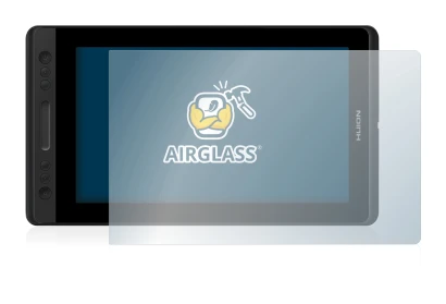 Image de l'appareil Huion Kamvas Pro 13 avec une grande variété de protections d'écran.