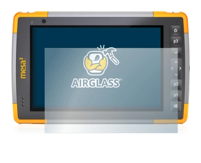 Image de l'appareil Juniper Systems Mesa 2 Rugged Tablet avec une grande variété de protections d'écran.