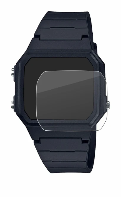 Image de l'appareil Casio Unisex F-91W avec une grande variété de protections d'écran.