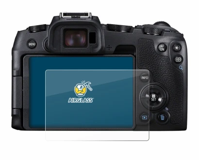 Image de l'appareil Canon EOS RP avec une grande variété de protections d'écran.