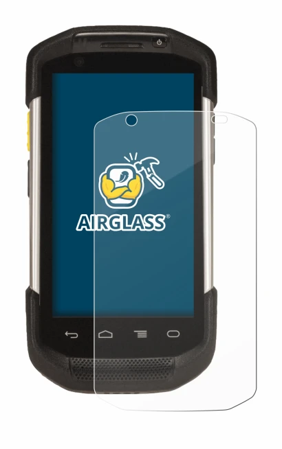 Image de l'appareil Zebra TC77 avec une grande variété de protections d'écran.