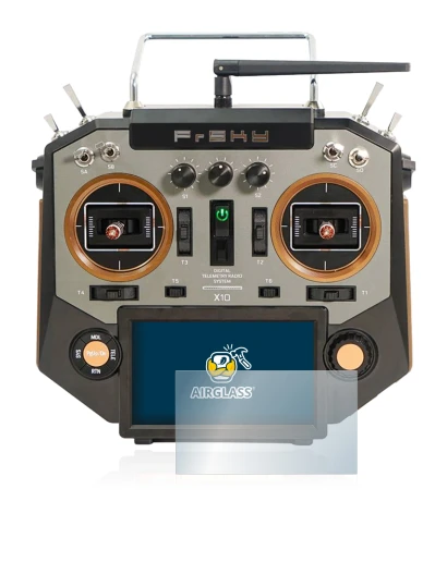 Image de l'appareil FrSky Horus X10 avec une grande variété de protections d'écran.