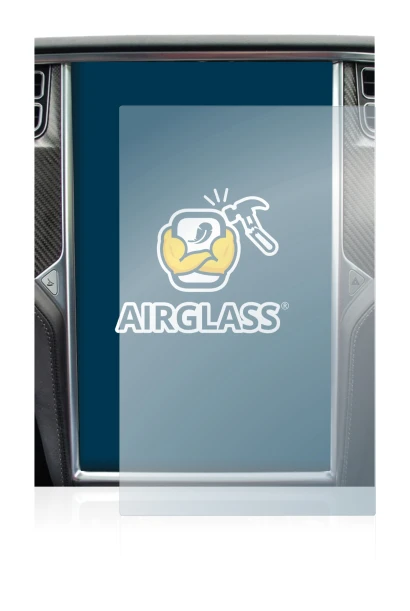 Image de l'appareil Tesla Model X avec une grande variété de protections d'écran.