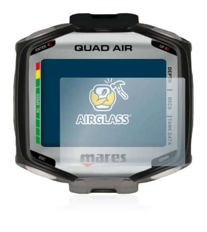 Image de l'appareil Mares Quad Air avec une grande variété de protections d'écran.