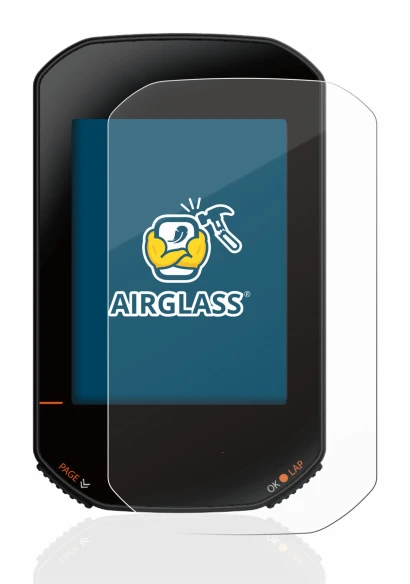 Image de l'appareil Bryton Rider 420 avec une grande variété de protections d'écran.