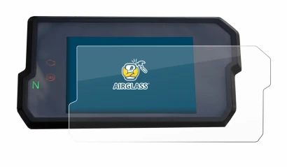 Image de l'appareil KTM 125 / 390 Duke 2017+ avec une grande variété de protections d'écran.