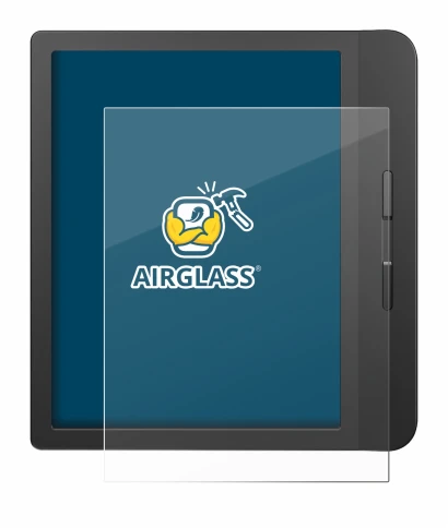 Image de l'appareil Tolino Vision 5 avec une grande variété de protections d'écran.