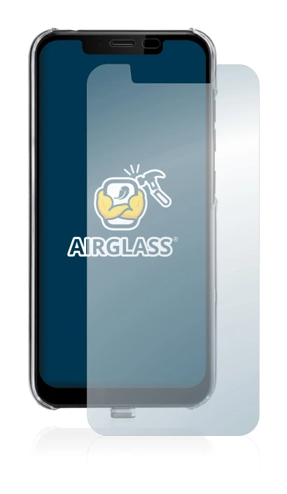 Image de l'appareil Gigaset GS195LS avec une grande variété de protections d'écran.