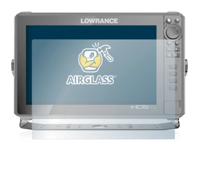 Image de l'appareil Lowrance HDS Live 12" avec une grande variété de protections d'écran.