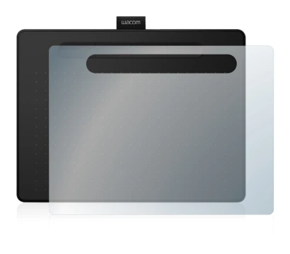 Image de l'appareil Wacom Intuos M avec une grande variété de protections d'écran.