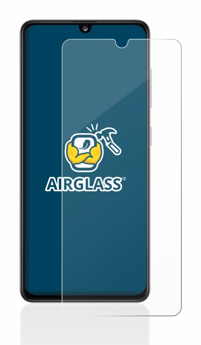 Image de l'appareil Samsung Galaxy A41 avec une grande variété de protections d'écran.