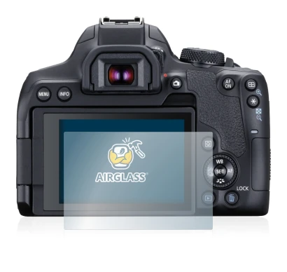 Image de l'appareil Canon EOS 850D avec une grande variété de protections d'écran.