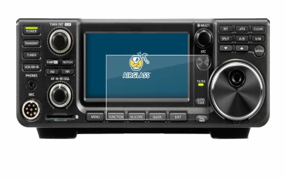 Image de l'appareil Icom IC-9700 avec une grande variété de protections d'écran.