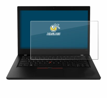 Image de l'appareil Lenovo ThinkPad L490 avec une grande variété de protections d'écran.