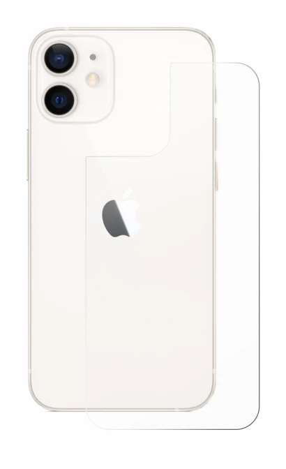 Image de l'appareil Apple iPhone 12 mini (Arrière) avec une grande variété de protections d'écran.
