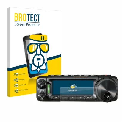 Face avant d’un emballage produit avec le logo de la marque BROTECT. À côté, l’appareil Yaesu FT-891 est représenté avec la pr