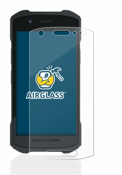 Image de l'appareil Zebra TC21 avec une grande variété de protections d'écran.