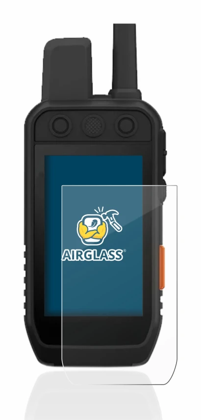 Image de l'appareil Garmin Alpha 200 K avec une grande variété de protections d'écran.
