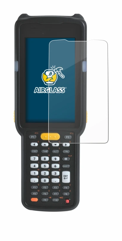 Image de l'appareil Zebra MC330L avec une grande variété de protections d'écran.