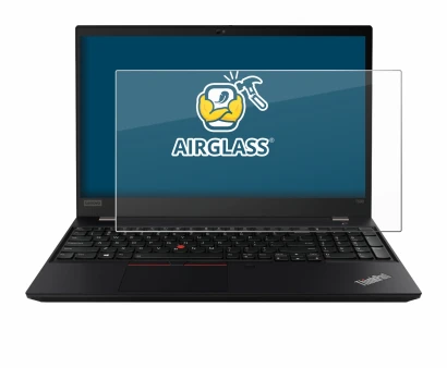 Image de l'appareil Lenovo ThinkPad P14s avec une grande variété de protections d'écran.
